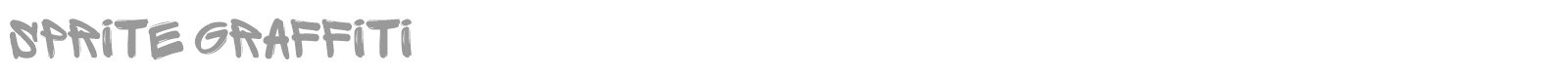 Sprite Graffiti font preview